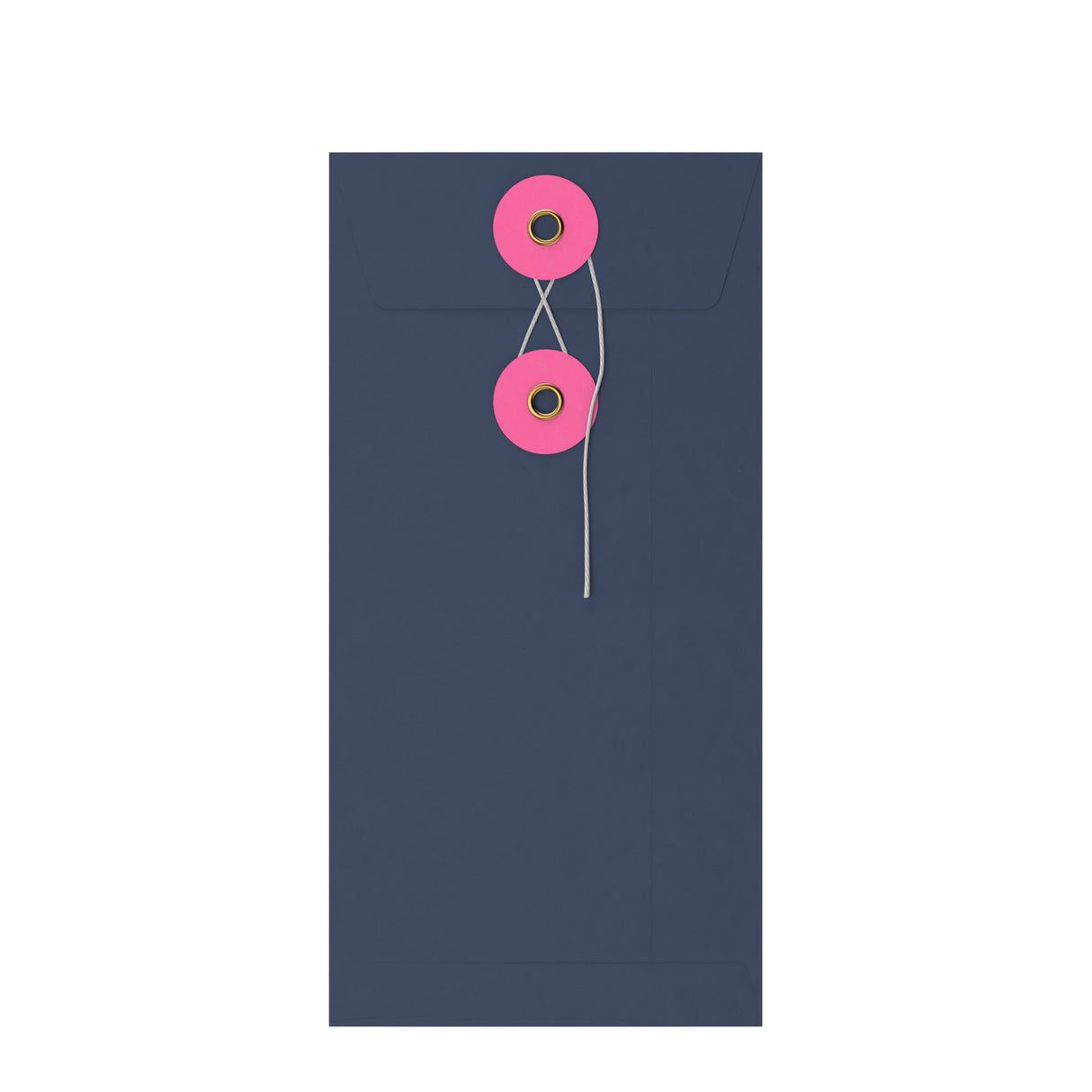 Farbige Kuverts mit Kordel- und Scheibenverschluss