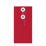 Farbige Kuverts mit Kordel- und Scheibenverschluss