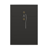 Faltentaschen mit Bindfadenverschluss