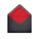 Paper Lined Envelopes Black + Red Fancy Paper 162 x 229 mm (C5)