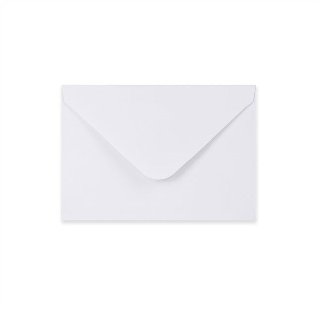 Paper Lined Envelopes White + Red Fancy Paper 114 x 162 mm (C6)