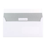 Weißer Communique Briefumschlag 110x220 mm (DL)