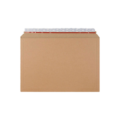 Manila Brown Peel & Seal Rigid Board Mailers Envelope (510 x 350mm)