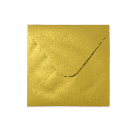 140x140MM - Metallic Goldener Briefumschlag 120g
