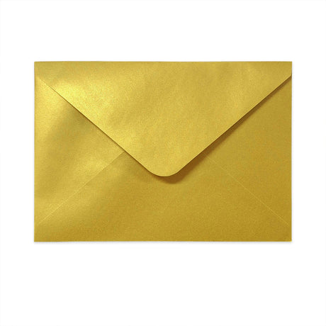 C5 162X229mm - Metallic Goldener Briefumschlag 120g