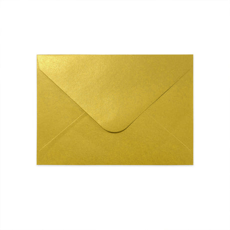 C6 114x162mm - Metallic Goldener Briefumschlag 120g