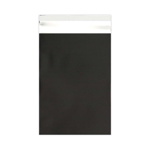Matt Finish Foil Bags Black 162 x 114 mm (C6)